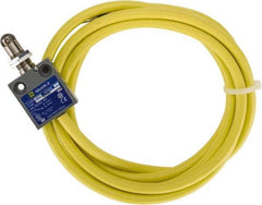 Square D - SPDT, NC/NO, Multiple VDC Levels, Prewired Terminal, Parallel Roller Plunger Actuator, General Purpose Limit Switch - 1, 2, 4, 6, 6P NEMA Rating, IP67 IPR Rating, Bushing Mount, 80 Ounce Operating Force - Industrial Tool & Supply