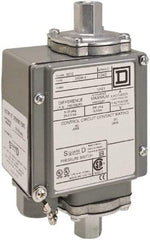 Square D - 4, 13 and 4X NEMA Rated, SPDT, 175 psi, Electromechanical Pressure and Level Switch - Adjustable Pressure, 120 VAC at 6 Amp, 125 VDC at 0.22 Amp, 240 VAC at 3 Amp, 250 VDC at 0.27 Amp, 1/4 Inch Connector, Screw Terminal, For Use with 9012G - Industrial Tool & Supply