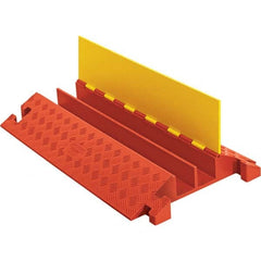 Checkers - On Floor Cable Covers Cover Material: Polyurethane Number of Channels: 2 - Industrial Tool & Supply