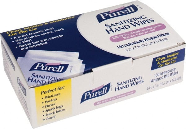 PURELL - Pre-Moistened Sanitizing Wipes - Exact Industrial Supply