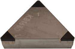 Kennametal - TPG321 MT Grade KB1630 CBN Turning Insert - Uncoated, 60° Triangle, 3/8" Inscr Circle, 1/8" Thick, 1/64" Corner Radius - Industrial Tool & Supply