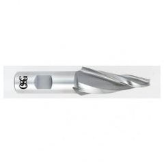 1/4 x 3/4 x 2-1/4 x 4-1/2 3 Fl HSS-CO Tapered Center Cutting End Mill -  Bright - Industrial Tool & Supply