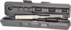 CDI - 3/8" Drive Micrometer Torque Wrench - 4 N/m to 22 N/m Torque, 10-5/32" OAL, 0.12 N/m Graduation, Ratcheting with Reverse Lever Head - Industrial Tool & Supply
