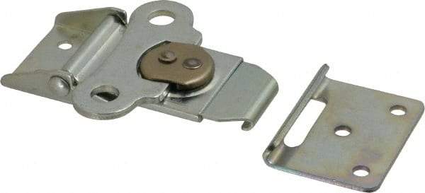 Value Collection - 4.68" Long x 2-3/4" Wide x 0.72" High, Standard Base Wing Turn Latch - Steel, with Zinc Finish - Industrial Tool & Supply