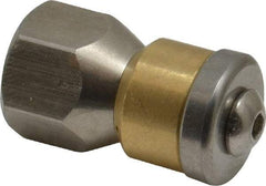 Value Collection - 3,000 psi Rotating, Sewer Pressure Washer Nozzle - 5.5mm Orifice Diam, 1/4" Thread - Industrial Tool & Supply