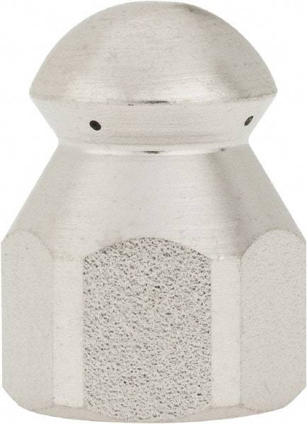 Value Collection - 4,200 psi Fixed, Sewer Pressure Washer Nozzle - 6mm Orifice Diam, 1/4" Thread - Industrial Tool & Supply