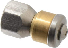 Value Collection - 3,000 psi Rotating, Sewer Pressure Washer Nozzle - 8mm Orifice Diam, 1/4" Thread - Industrial Tool & Supply