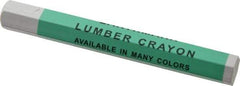 Value Collection - Clay Based Lumber Crayon - White - Industrial Tool & Supply