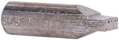 Norton - 3A-F, 7/16" Shank Diam Multi-Point Diamond Dresser - 3/8" Long x 1/4" Thick Head - Industrial Tool & Supply