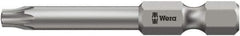 Wera - 1/4" Drive IP6 Torx Plus Screwdriver Bit - 3-1/2" OAL - Industrial Tool & Supply