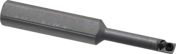 Kennametal - 0.208" Min Bore Diam, 2-1/2" OAL, 3/8" Shank Diam, CSBI Indexable Boring Bar - 1/2" Max Bore Depth, CDC Insert, Screw Holding Method - Industrial Tool & Supply