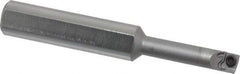 Kennametal - 0.23" Min Bore Diam, 2-1/2" OAL, 3/8" Shank Diam, CSBI Indexable Boring Bar - 1" Max Bore Depth, CDC Insert, Screw Holding Method - Industrial Tool & Supply