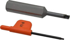 Kennametal - 0.208" Min Bore Diam, 2-3/4" OAL, 1/2" Shank Diam, CSBI Indexable Boring Bar - 1" Max Bore Depth, CDC Insert, Screw Holding Method - Industrial Tool & Supply