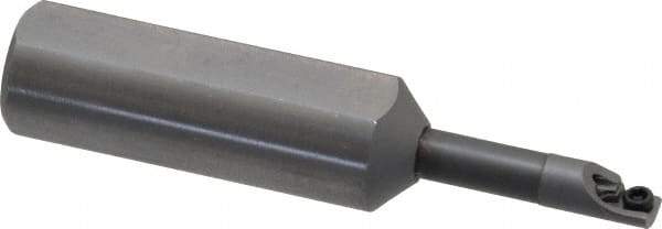 Kennametal - 0.208" Min Bore Diam, 2-3/8" OAL, 1/2" Shank Diam, CCBI Indexable Boring Bar - 7/8" Max Bore Depth, CDC Insert, Screw Holding Method - Industrial Tool & Supply
