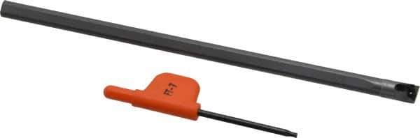 Kennametal - 0.3" Min Bore Diam, 6" OAL, 1/4" Shank Diam, FCBI Indexable Boring Bar - 2-1/2" Max Bore Depth, TD.. Insert, Screw Holding Method - Industrial Tool & Supply