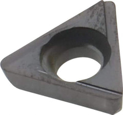Kennametal - TPCG222 Grade KC5010 Carbide Boring Insert - TiC/TiCN/TiN Finish, 60° Triangle, 11° Relief Angle, 1/4" Inscr Circle, 3/32" Thick, 1/32" Corner Radius - Industrial Tool & Supply