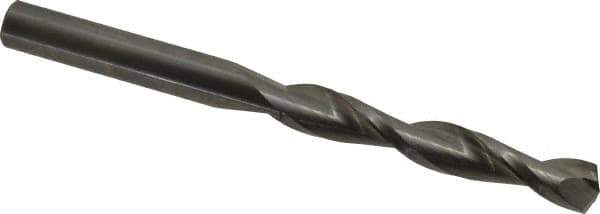 Hertel - 21/64" 135° Solid Carbide Jobber Drill - Right Hand Cut, Parabolic Flute, 4" OAL, Split Point - Industrial Tool & Supply