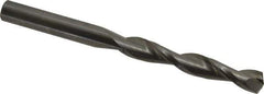 Hertel - 21/64" 135° Solid Carbide Jobber Drill - Right Hand Cut, Parabolic Flute, 4" OAL, Split Point - Industrial Tool & Supply