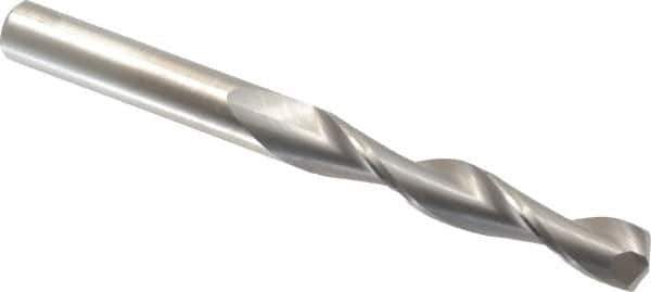 Hertel - 23/64" 135° Solid Carbide Jobber Drill - Right Hand Cut, Parabolic Flute, 4" OAL, Split Point - Industrial Tool & Supply