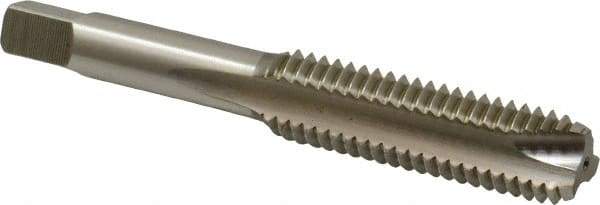Hertel - 1/2-13 UNC, 3 Flute, Bright Finish, High Speed Steel Spiral Point Tap - Bottoming Chamfer, Right Hand Thread, 3-3/8" OAL, 1-21/32" Thread Length, 3B Class of Fit - Exact Industrial Supply