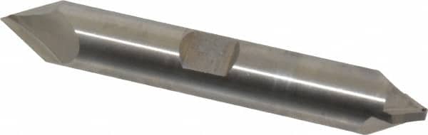 Hertel - 1/2" Diam 2 Flute Double End Cobalt Chamfer Mill - Industrial Tool & Supply
