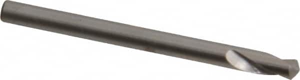 Hertel - 4mm Body Diam, 120°, 52mm OAL, Cobalt Spotting Drill - Industrial Tool & Supply