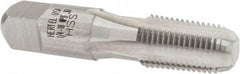 Hertel - 1/4-18 NPTF Thread, 4 Flute Short Projection Standard Pipe Tap - 2-7/16" OAL, 1-1/16" Thread Length, 9/16" Shank Diam, Bright Finish, High Speed Steel - Exact Industrial Supply