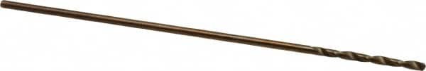 Hertel - 0.12" Diam, 6" OAL Bright Cobalt Aircraft Extension Drill Bit - Industrial Tool & Supply