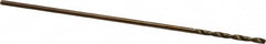 Hertel - 0.12" Diam, 6" OAL Bright Cobalt Aircraft Extension Drill Bit - Industrial Tool & Supply
