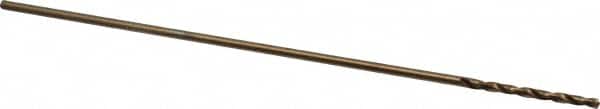 Hertel - 0.196" Diam, 12" OAL Bright Cobalt Aircraft Extension Drill Bit - Industrial Tool & Supply