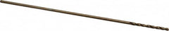 Hertel - 0.196" Diam, 12" OAL Bright Cobalt Aircraft Extension Drill Bit - Industrial Tool & Supply