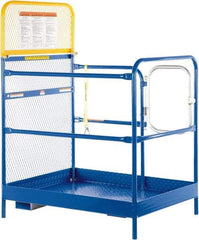 Vestil - 65" Platform - Forklift Work Platform, 1,000 Lb Capacity, 65-5/8" Platform Height, 36" Base Width x 48" Base Depth - Industrial Tool & Supply