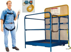 Vestil - 60" Platform - Forklift Work Platform, 1,000 Lb Capacity, 60" Platform Height, 48" Base Width x 48" Base Depth - Industrial Tool & Supply
