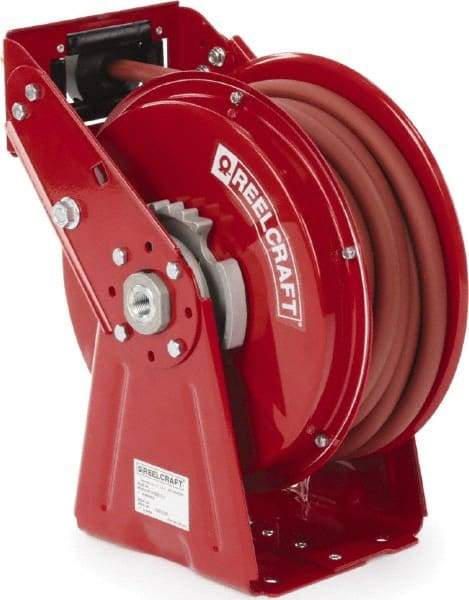 Reelcraft - 35' Spring Retractable Hose Reel - 300 psi, Hose Included - Industrial Tool & Supply