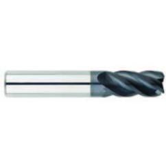 3/4" Dia. - 7/8 LOC - 3" OAL - .030-.035 Radius 4 FL Carbide S/E HP End Mill-AlTiN - Industrial Tool & Supply