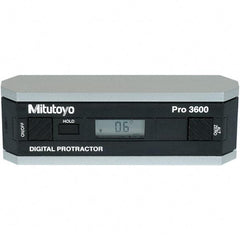 Mitutoyo - Digital & Dial Protractors Style: Digital Measuring Range (Degrees): 360.00 - Industrial Tool & Supply