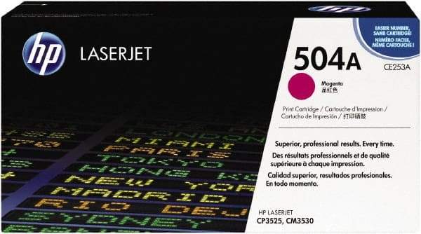 Hewlett-Packard - Magenta Toner Cartridge - Use with HP Color LaserJet CM3530 MFP, CP3525 - Industrial Tool & Supply