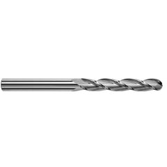 6 mm Dia. × 6 mm Shank × 25 mm DOC × 75 mm OAL, Carbide Uncoated, Spiral , 3 Flute, 30° Helix, Ballnose End Mill - Exact Industrial Supply