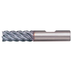 ‎1/2″ × 1/2″ × 5/8″ × 2-1/2″ RHS / RHC Solid Carbide 5-Flute High-Performance End Mill for Steel - TiAlN