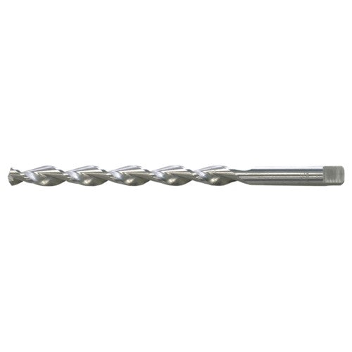 7/16 RHS / RHC HSS 135 Degree Notched Point Deep Hole Parabolic Taper Length Drill - Bright - Exact Industrial Supply