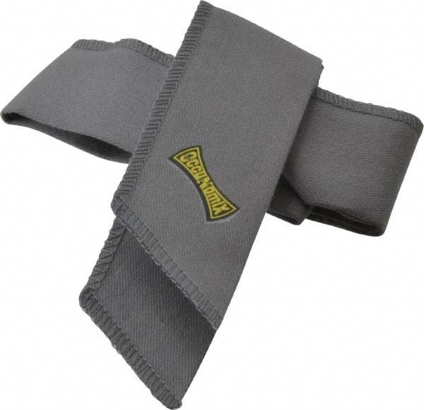 OccuNomix - Size Universal Cooling Bandana - Cotton, Tie Closure, Gray, Solid Pattern - Industrial Tool & Supply