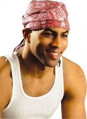 OccuNomix - Size Universal, Personal Cooling Tie Hat - Cotton with Cooling Crystals, Tie Closure - Industrial Tool & Supply