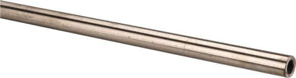 Value Collection - 6' Long, 1/2" OD, 304 Stainless Steel Tube - 0.083" Wall Thickness - Industrial Tool & Supply