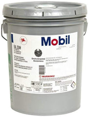 Mobil - 5 Gal Pail Mineral Hydraulic Oil - 0180°F, SAE 20, ISO 32/46, 36.8 cSt at 40°C & 8.3 cSt at 100°C - Industrial Tool & Supply