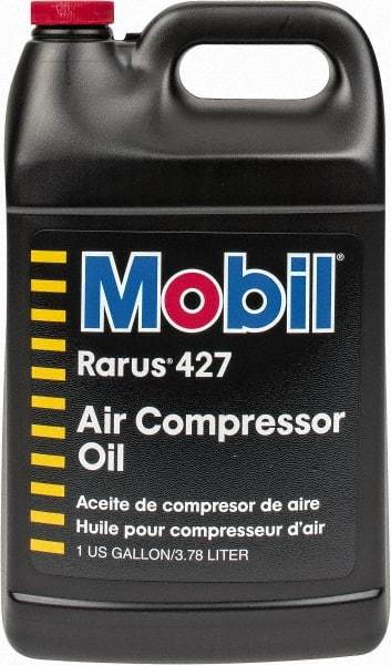 Mobil - 1 Gal Bottle, ISO 100, SAE 30, Air Compressor Oil - 300°, 104.6 Viscosity (cSt) at 40°C, 11.6 Viscosity (cSt) at 100°C - Industrial Tool & Supply