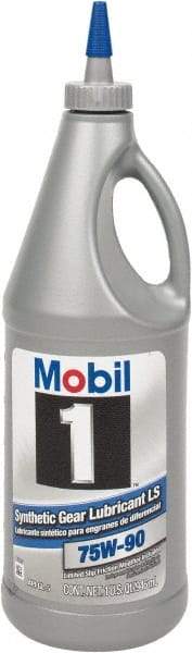 Mobil - 0.25 Gal Bottle, Synthetic Gear Oil - 120 St Viscosity at 40°C, 15.9 St Viscosity at 100°C - Industrial Tool & Supply
