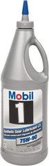 Mobil - 0.25 Gal Bottle, Synthetic Gear Oil - 120 St Viscosity at 40°C, 15.9 St Viscosity at 100°C - Industrial Tool & Supply