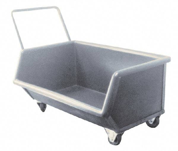 Bayhead Products - 1,000 Lb Load Capacity, 9.3 Cu Ft, Polyethylene Chip Truck - 27" Wide x 46" Long x 23-1/2" High - Industrial Tool & Supply
