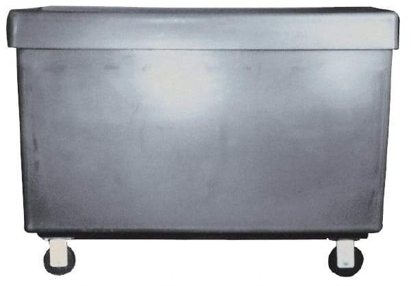 Bayhead Products - 800 Lb Load Capacity, Polyethylene Rolling Covered Container - 21" Wide x 41" Long x 21-1/2" High - Industrial Tool & Supply