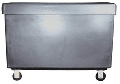 Bayhead Products - 800 Lb Load Capacity, Polyethylene Rolling Covered Container - 21" Wide x 41" Long x 21-1/2" High - Industrial Tool & Supply